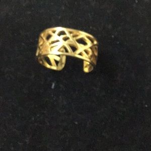 Brighton Christo narrow adjustable gold ring